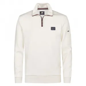 Толстовка Petrol Industries M-3050-SWC364 half zip, бежевый