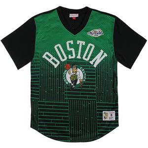 Мужская футболка с сеткой Mitchell & ness Boston celtics Win Mitchell And Ness, зеленый