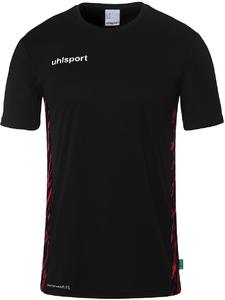 Спортивная рубашка "Progressive 28 Poly Short Sleeve" черного цвета uhlsport