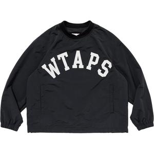 WTAPS Футболка худи мужская черная FW24