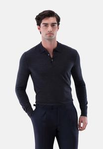 Топ van Laack Long sleeved top, Dark Blue