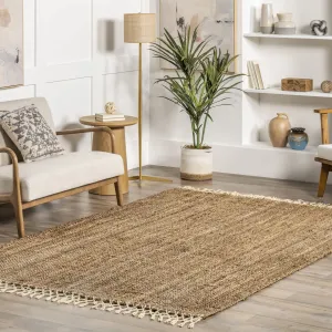 Ковер Hand Woven Raleigh Area Rug nuLOOM, 152x244 см, бежевый