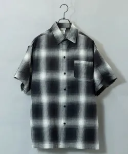 Рубашка с коротким рукавом в клетку Cal Top (мужская) Select Brands, цвет Black