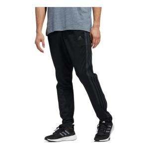 Спортивные штаны Men's adidas Solid Color Stripe Logo Embroidered Straight Sports Pants/Trousers/Joggers Black, черный