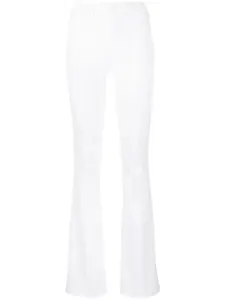 Расклешенные джинсы с завышенной талией L'Agence, белый