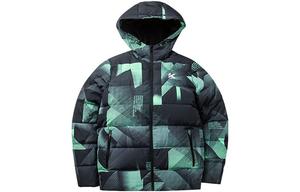 Пуховик Anta зимний мужской сказочный зеленый