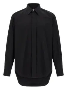 Рубашка с длинными манжетами Alexander McQueen, черный