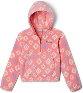 Columbia girls Benton Springs худи с капюшоном и молнией до половины (для детей младшего/старшего возраста), Hot Coral Hinterland