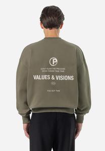 Толстовка Pegador CLINTON OVERSIZED, Washed Faded Olive/Olive