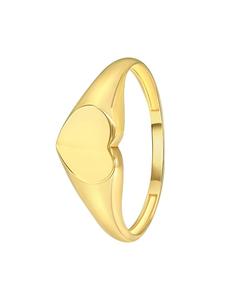 Кольцо в форме сердца из золота 585 пробы Lucardi