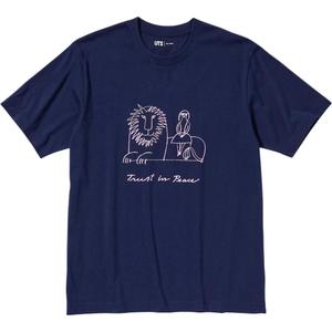 UNIQLO Футболка Unisex Marine Blue