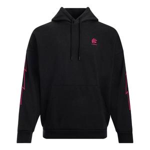 Толстовка curry tour graphic hoodie 'black pink' Under Armour, черный