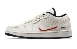 Air 1 Противоскользящие Кроссовки Баскетбольные Низкие с Амортизацией Унисекс Бежевый Jordan