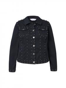 Джинсовая куртка MIAMODA, черный