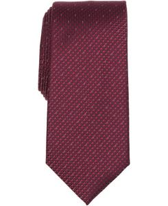 Мужской галстук Frade Mini Pattern Classic Fit Perry Ellis Portfolio, Wine