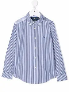 Рубашка в полоску POLO RALPH LAUREN KIDS, синий