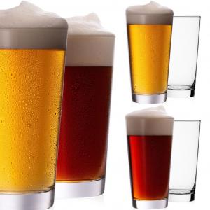 Набор пивных бокалов PLATINUX 500 мл (макс. 600 мл), 6 предметов, бокалы для альтбира из стекла, 0,5 л для крафтового пива, можно мыть в посудомоечной машине, прозрачный