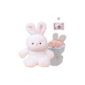 Милые креативные бегающие маленькие зверушки плюшевые куклы высота 50см/45см PUDOWRABBIT