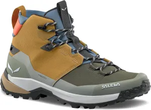 Мужские ботинки Salewa Puez 2 Mid Powertex - водонепроницаемые для походов и треккинга, золотой