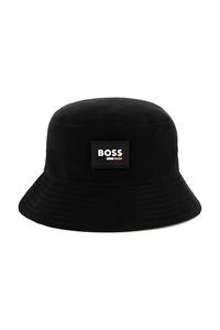 Детская хлопковая шляпа Boss, черный
