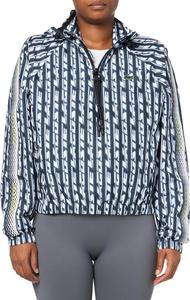 Женская оверсайз худи-куртка Lacoste, Black/Blue Night/White