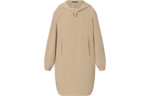 Платье с длинными рукавами женское цвета хаки Louis Vuitton