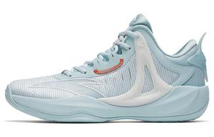 ANTA Хассарс 8 устойчивые к истиранию дышащие низкие баскетбольные кроссовки мужские синие белые