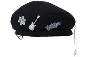 C2H4 Берет унисекс черный, Black