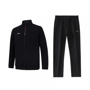LiNing Повседневная спортивная одежда унисекс Черный+Черный