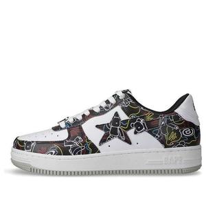 Кроссовки A BATHING APE x Medicom Toy Bape Sta 'Black White'