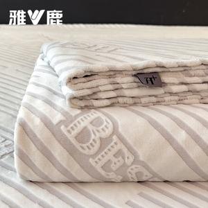 Yalu Простыня 250х250 см из зимнего молочного велюра, утолщенный флис, цвет Suyan - Light Gray