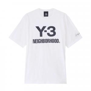 Футболка Y 3 X Neighborhood с логотипом Y-3, белый