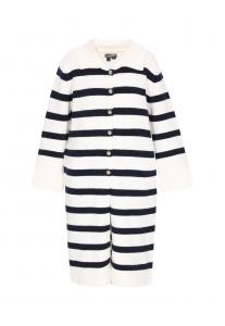 Вязаное пальто DreiMaster Maritim, от белого