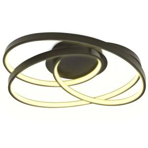 Светодиодный потолочный светильник B.K. Licht BKL1541, черный - абс - 40 x 15 x 40 см