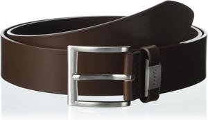 BOSS мужской ремень с бляшкой Bold Buckle, Dark Chocolate