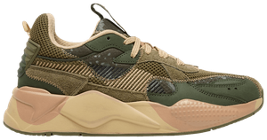 Кроссовки Puma RS-X 'Rain Map Camo - Olive Drab', зеленый