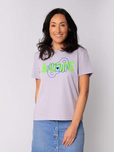 Футболка wat? Apparel T-Shirt Love, цвет Lavender