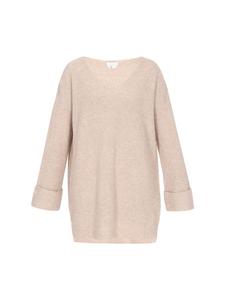 Женский свитер бежевого меланжа usha WHITE LABEL