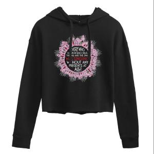 Укороченная толстовка с рисунком «Dr. Seuss's» Every Who In Who-Ville Licensed Character, черный