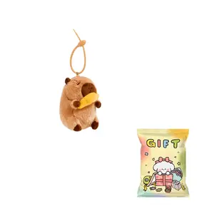 Плюшевый кулон капибара для еды высотой 12 см Brangdy