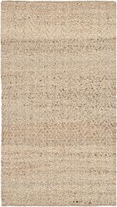 Ковер SAFAVIEH, 61 x 92 см, из коллекции натуральных волокон, Natural, ручной работы в деревенском стиле с бахромой из джута, идеально подходит для помещений с высокой проходимостью: прихожая, гостиная, спальня (NF731A)