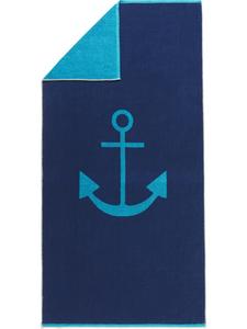 Пляжное полотенце Erwin Müller, цвет marine/türkis