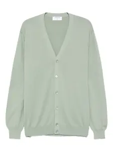 Кардиган с V-образным вырезом Gran Sasso, зеленый