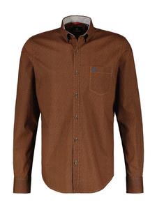 Рубашка на пуговицах стандартного кроя Lerros, коричневый