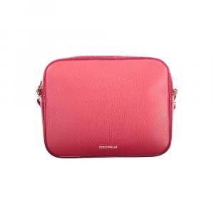 Кожаная женская сумка Coccinelle, красный