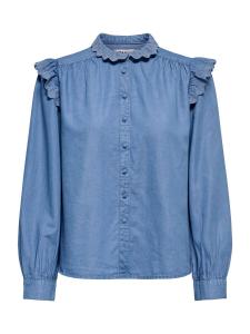 ONLY Блузка 'ONLPIPER' в синем дениме
