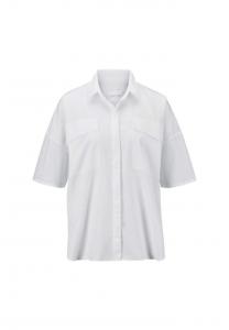 Рубашка свободного кроя из хлопка Madeleine, белый