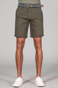 Хлопковые шорты чинос с поясом Tokyo Laundry, зеленый