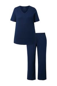 Ulla Popken Пижама в ночном синем