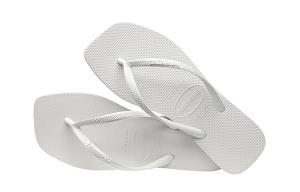 Шлепанцы Square Header Series женские белые Havaianas